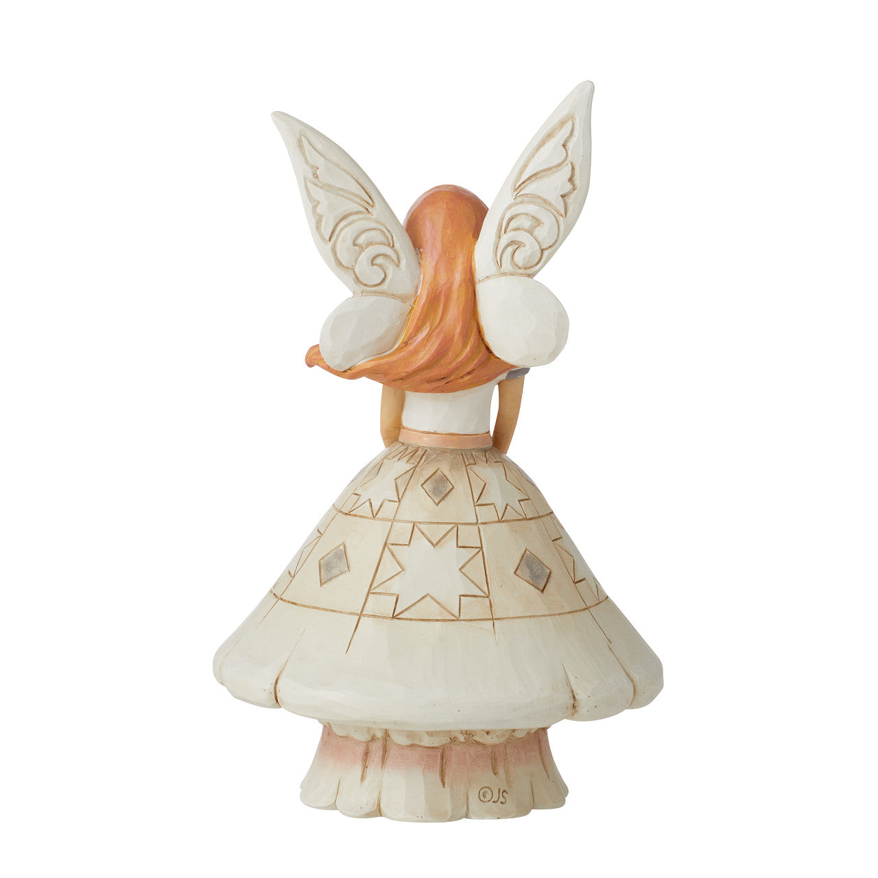 White Woodland Fairy with Mushroom Skirt