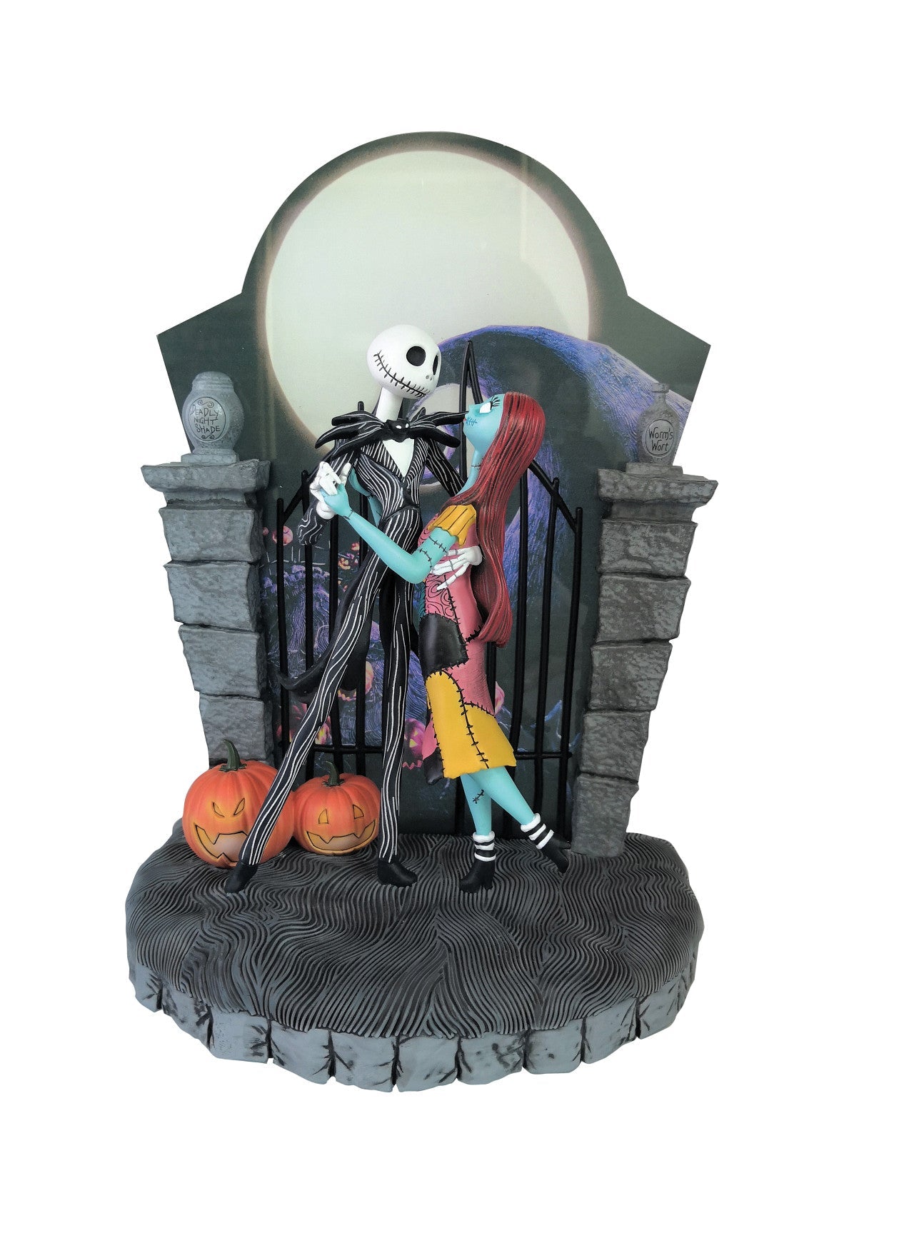 Nightmare Before Christmas Jack & Sally Light Up Sculpture