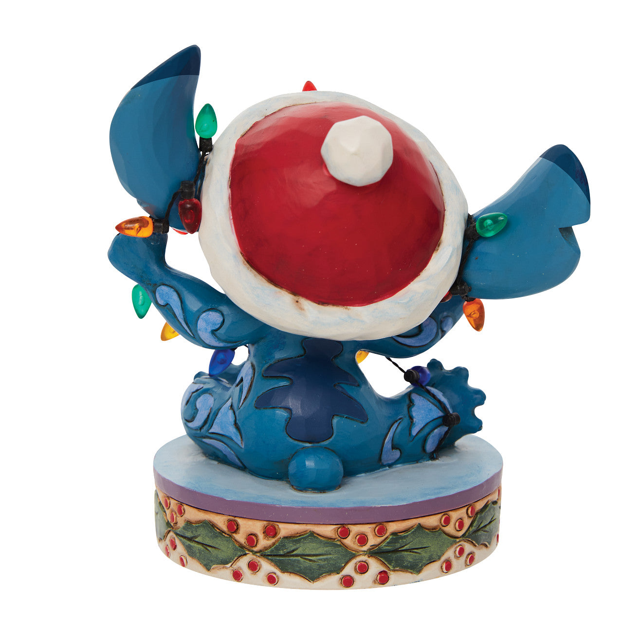 Stitch Wrapped In Christmas Lights