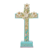 Cross with Lilies & Dove