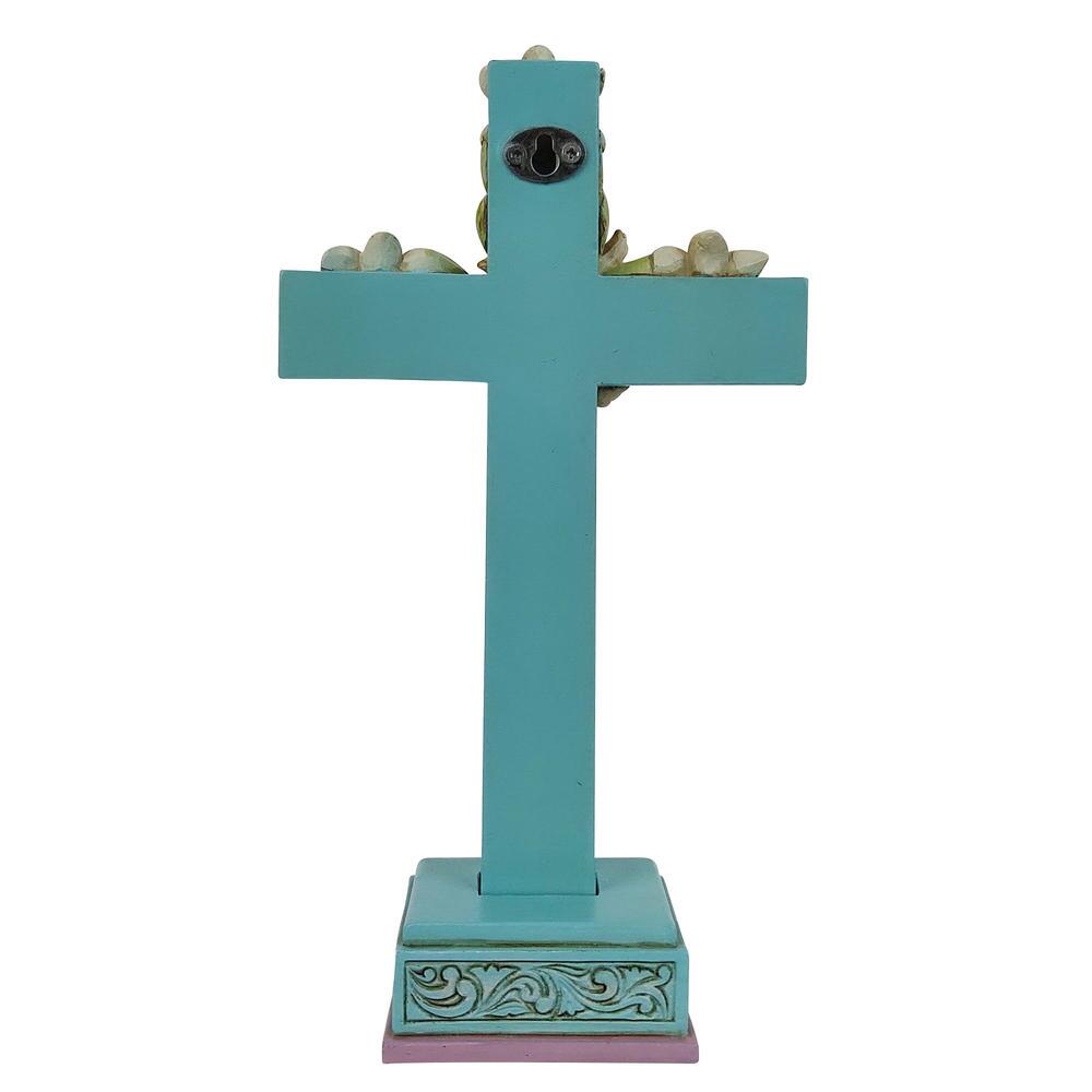 Cross with Lilies & Dove