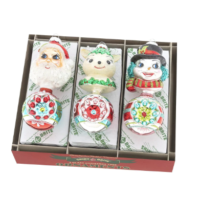 Festive Fete Figure Rounds 5.5" Set of 3