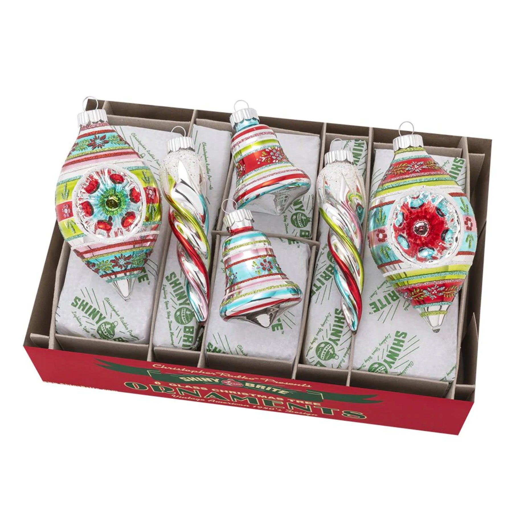 Festive Fete Mixed Shapes 4" Set of 6