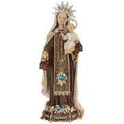 Jeweled Madonna & Child 16"