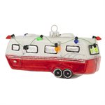Retro Christmas Camper Ornament