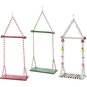 Swing for 3 Small or 2 Medium or 2 Large Fairies or Elves Medium 13 x 24" Set of 3