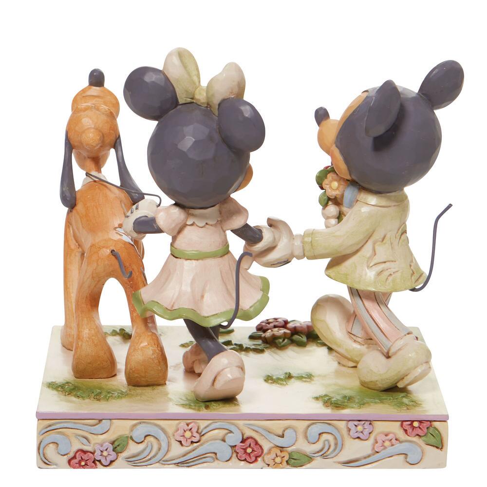 Springtime Stroll White Woodland Mickey & Minnie