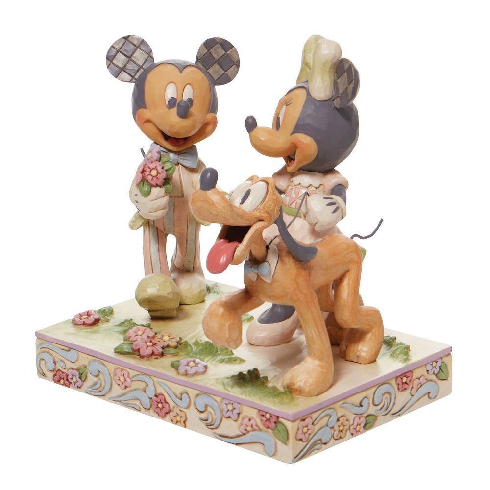 Springtime Stroll White Woodland Mickey & Minnie