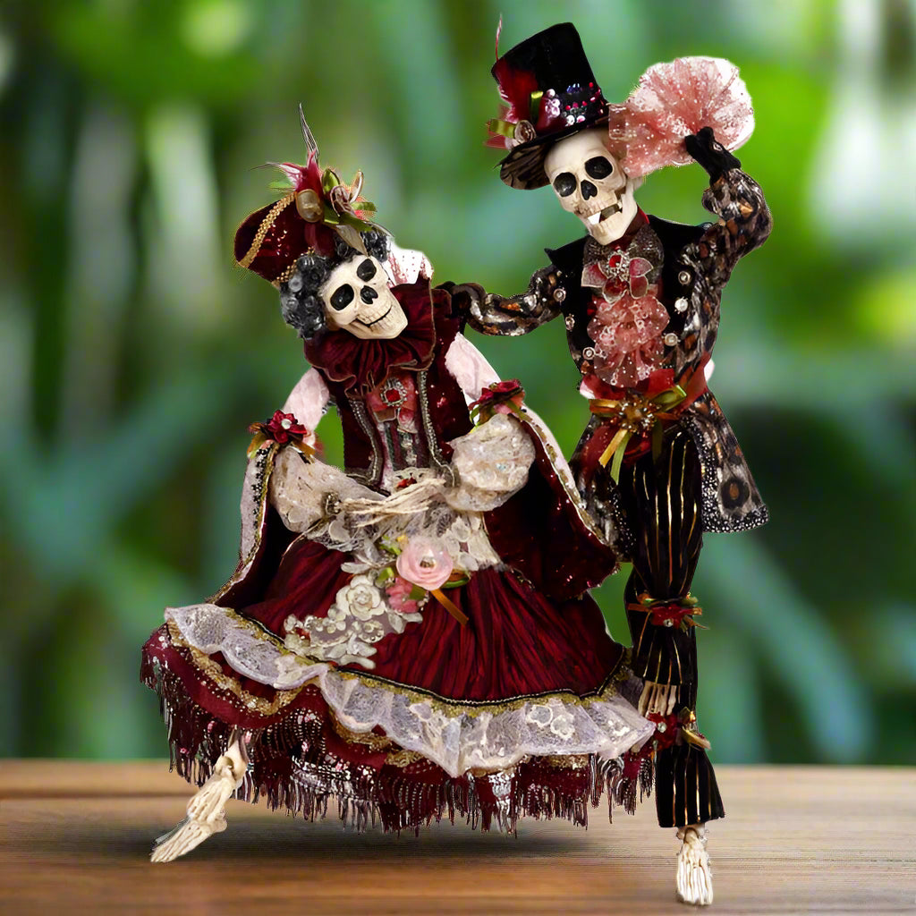 Dancing Devine Skeleton Set of 2 Large 32"
