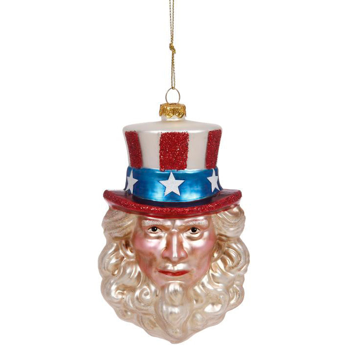 Uncle Sam Ornament 4.5"