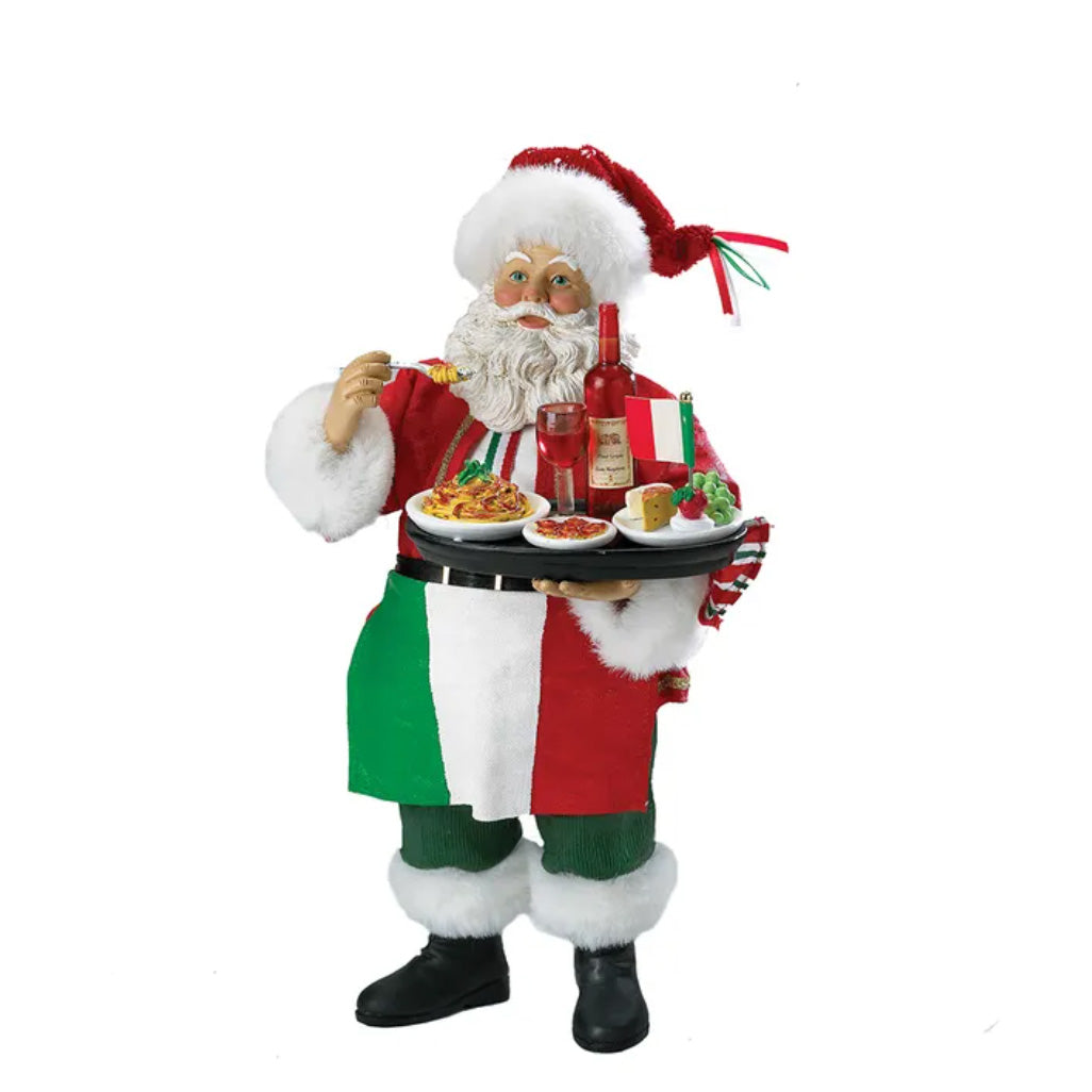 Italian Musical Santa 10.5"