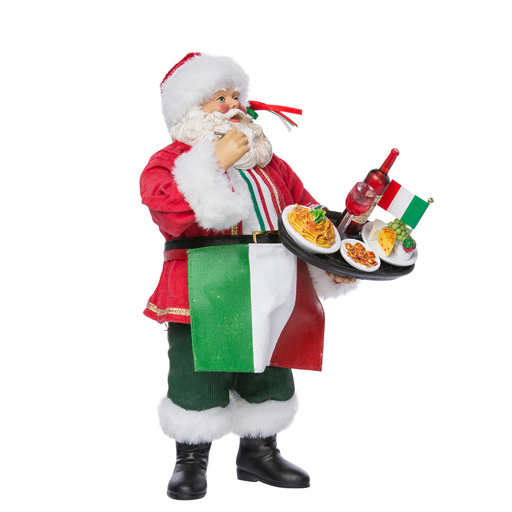 Italian Musical Santa 10.5"