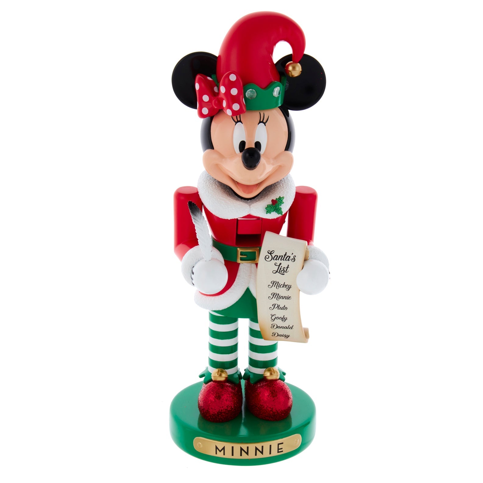 Minnie the Elf Nutcracker 10"