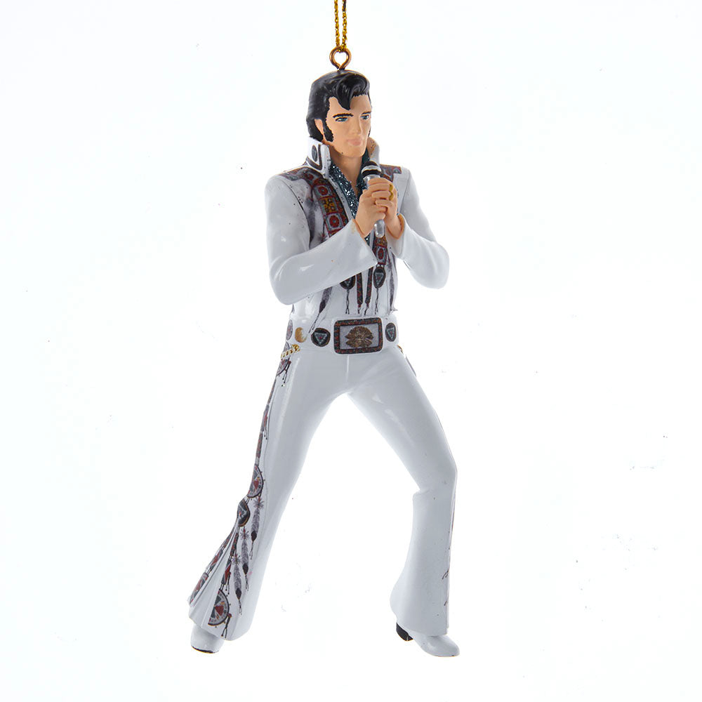 Elvis in Old Indian Jumpsuit Ornament 5"