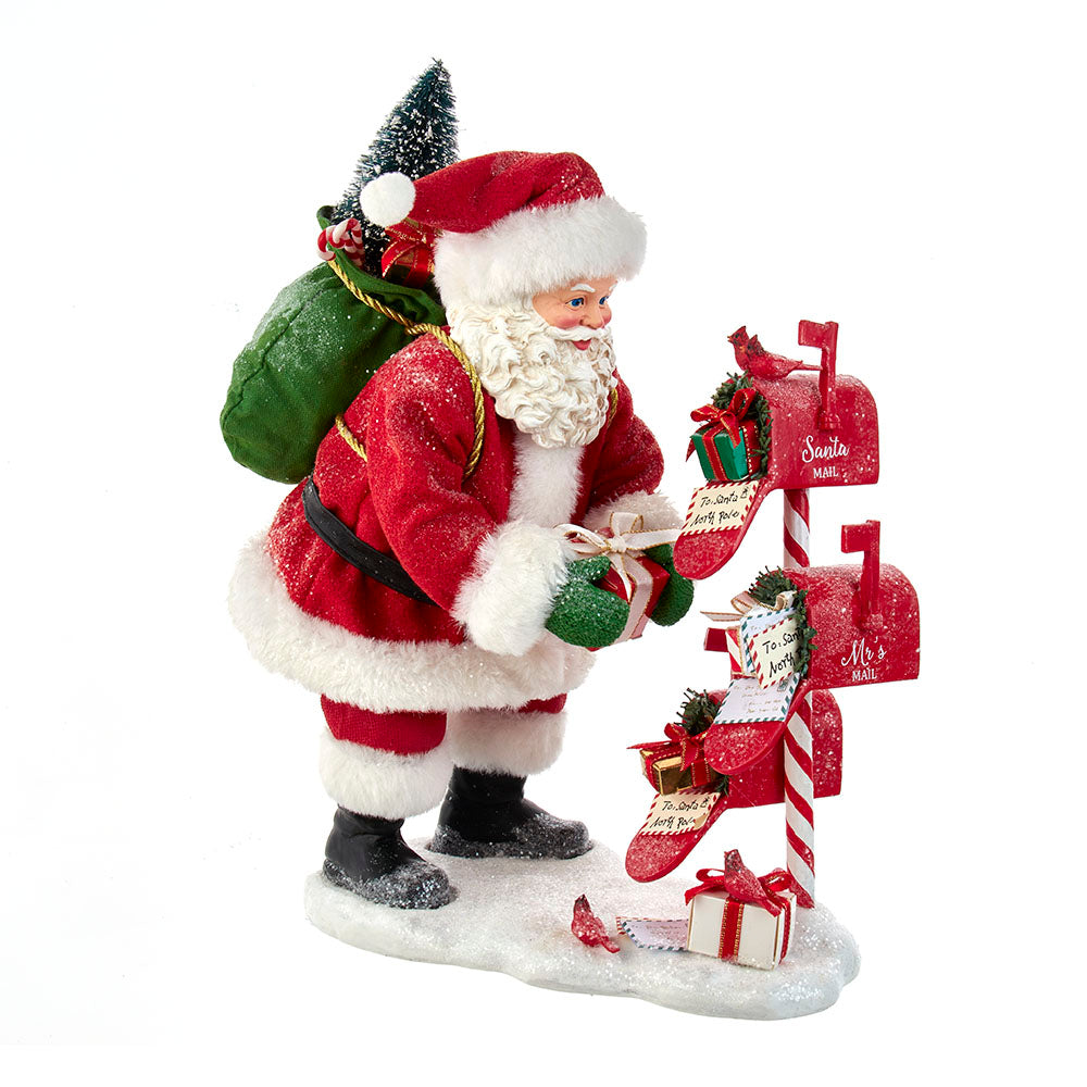 Santa Checking the Mail 10.5"