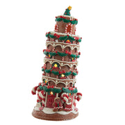Gingerbread Leaning Tower of Pisa 10"
