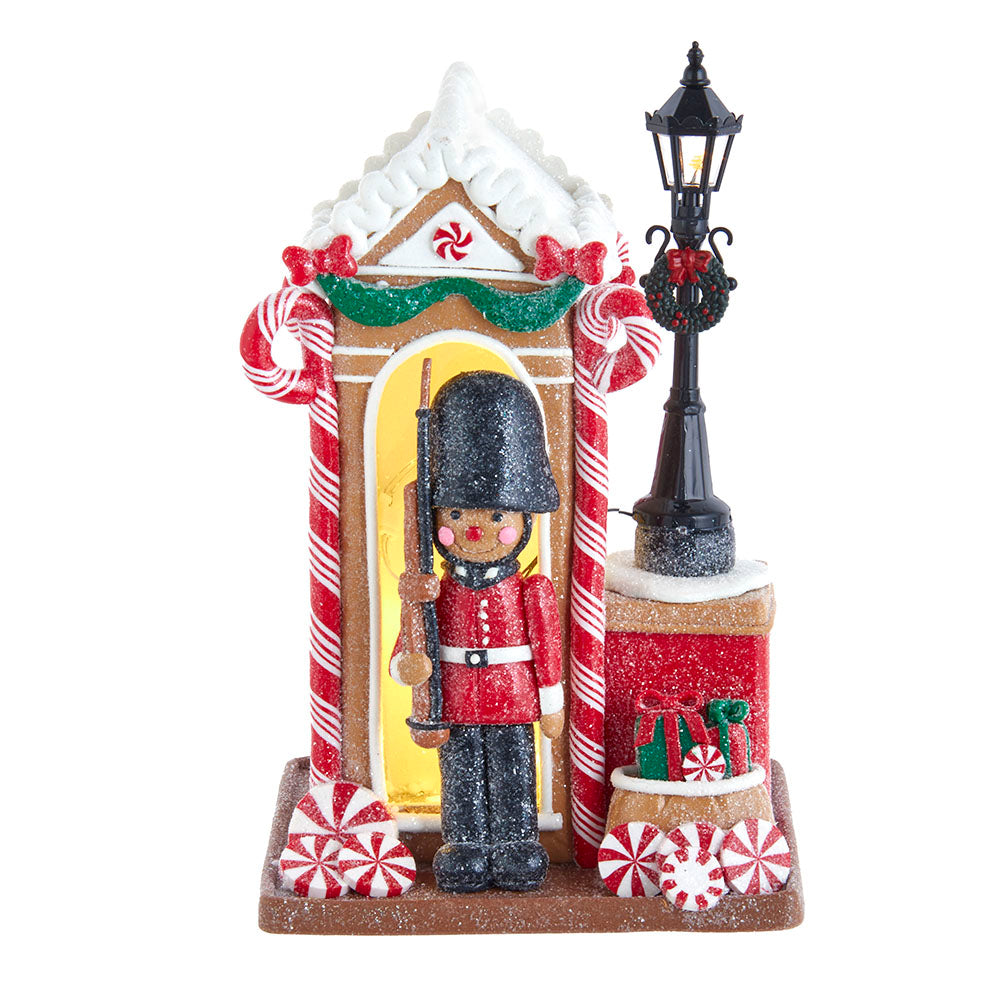 Gingerbread English Guard House 8"