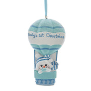 Baby Boy's 1st Christmas Hot Air Balloon 4"