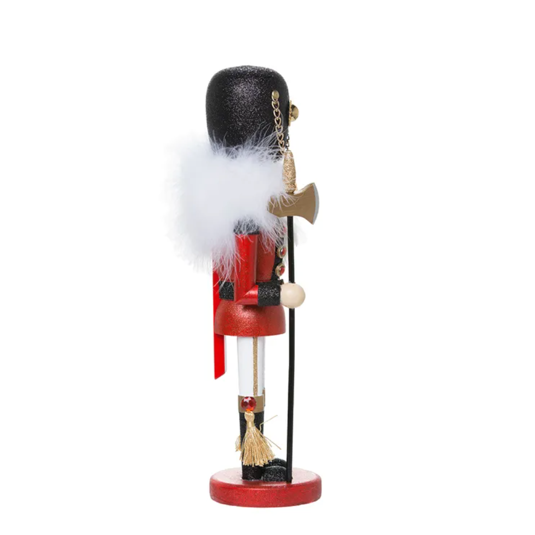 Hollywood Red & Black Soldier Nutcracker 15"