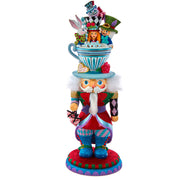 Hollywood Alice Teacup Party Hat Nutcracker 18"