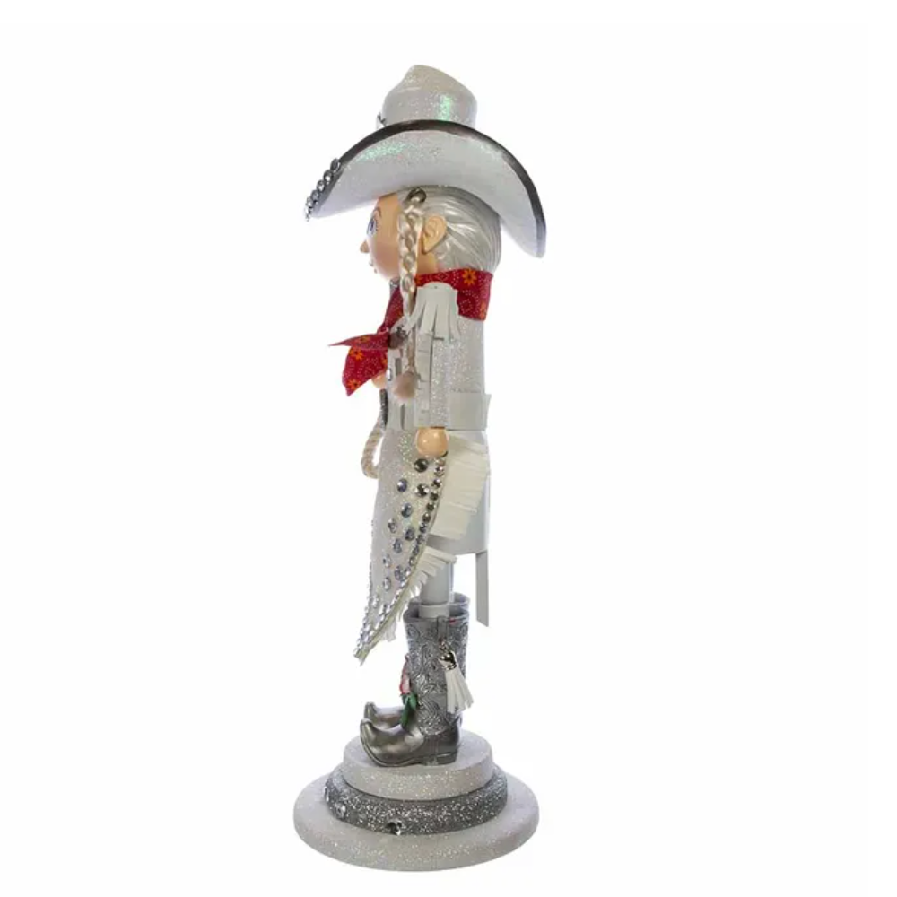 Hollywood Rhinestone Cowgirl Nutcracker 18"