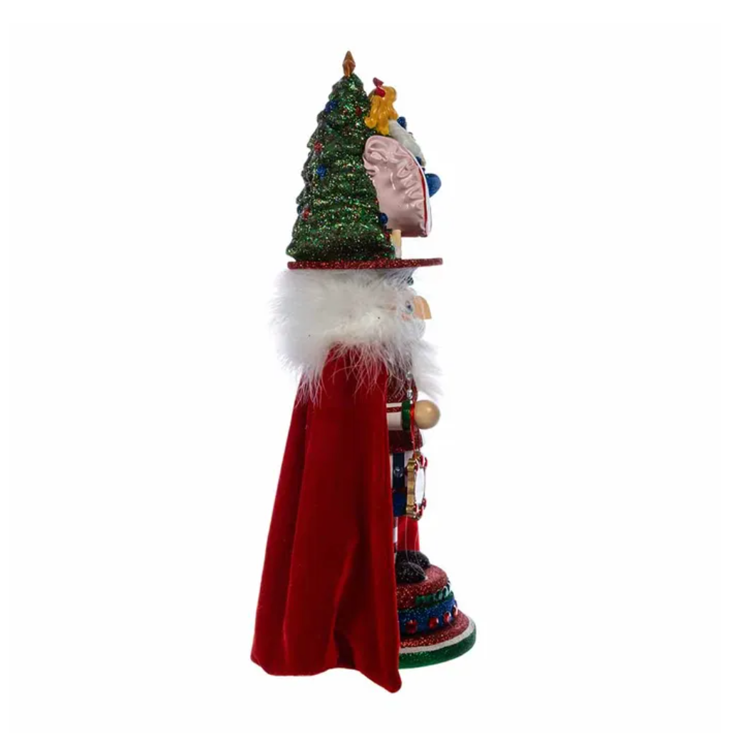 Hollywood Clara Holding Nutcracker Hat Nutcracker 18"