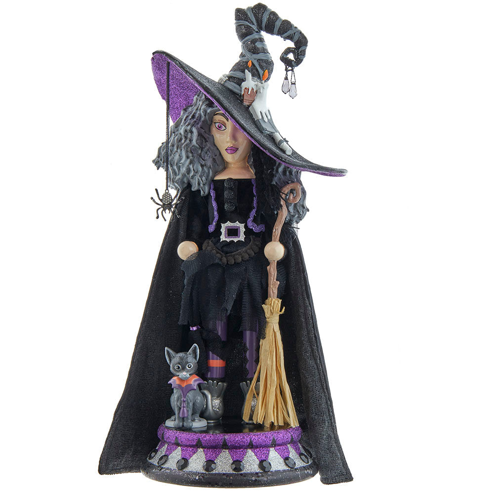 Hollywood Glamorous Witch Nutcracker 17.5"