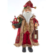 Kringle Klaus Wine Santa 17"