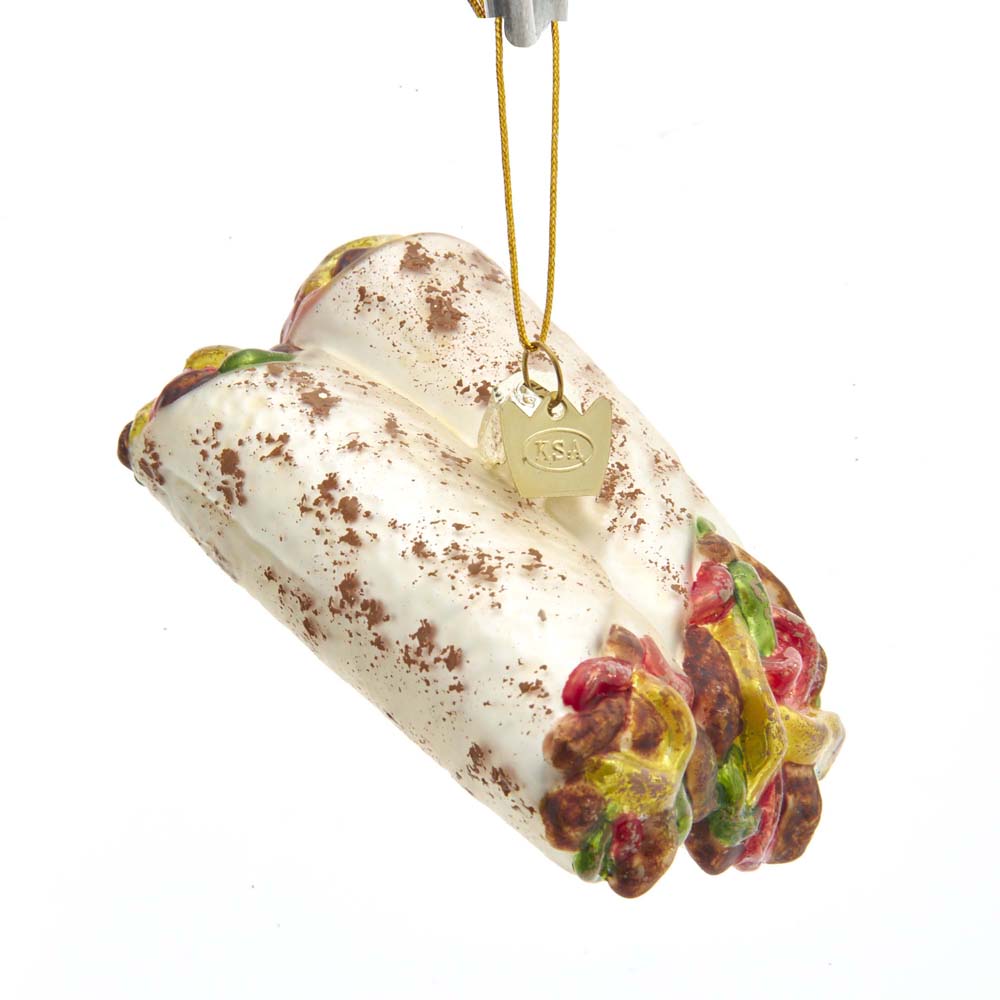 Fajita Glass Ornament 4.5"