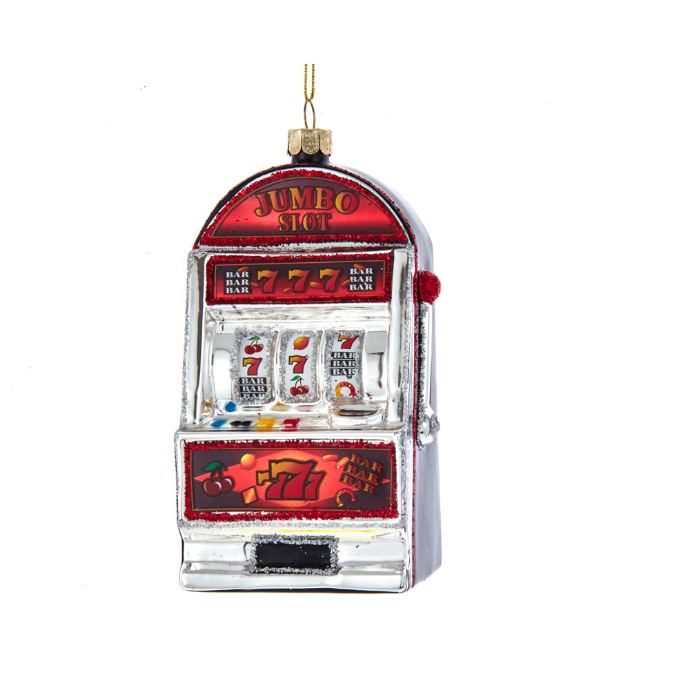 Noble Gems Slot Machine Glass Ornament 5.5"