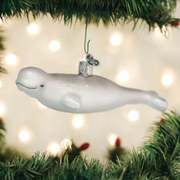 Beluga Whale Ornament