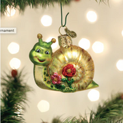 Smiley Snail Ornament