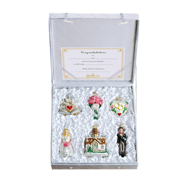 Wedding Ornament Collection Set of 6