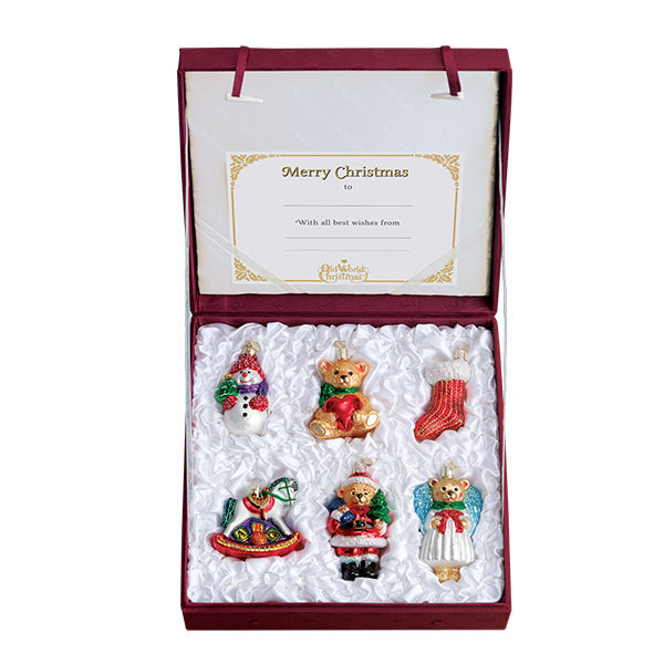 Child's First Christmas Ornament Collection Set of 6