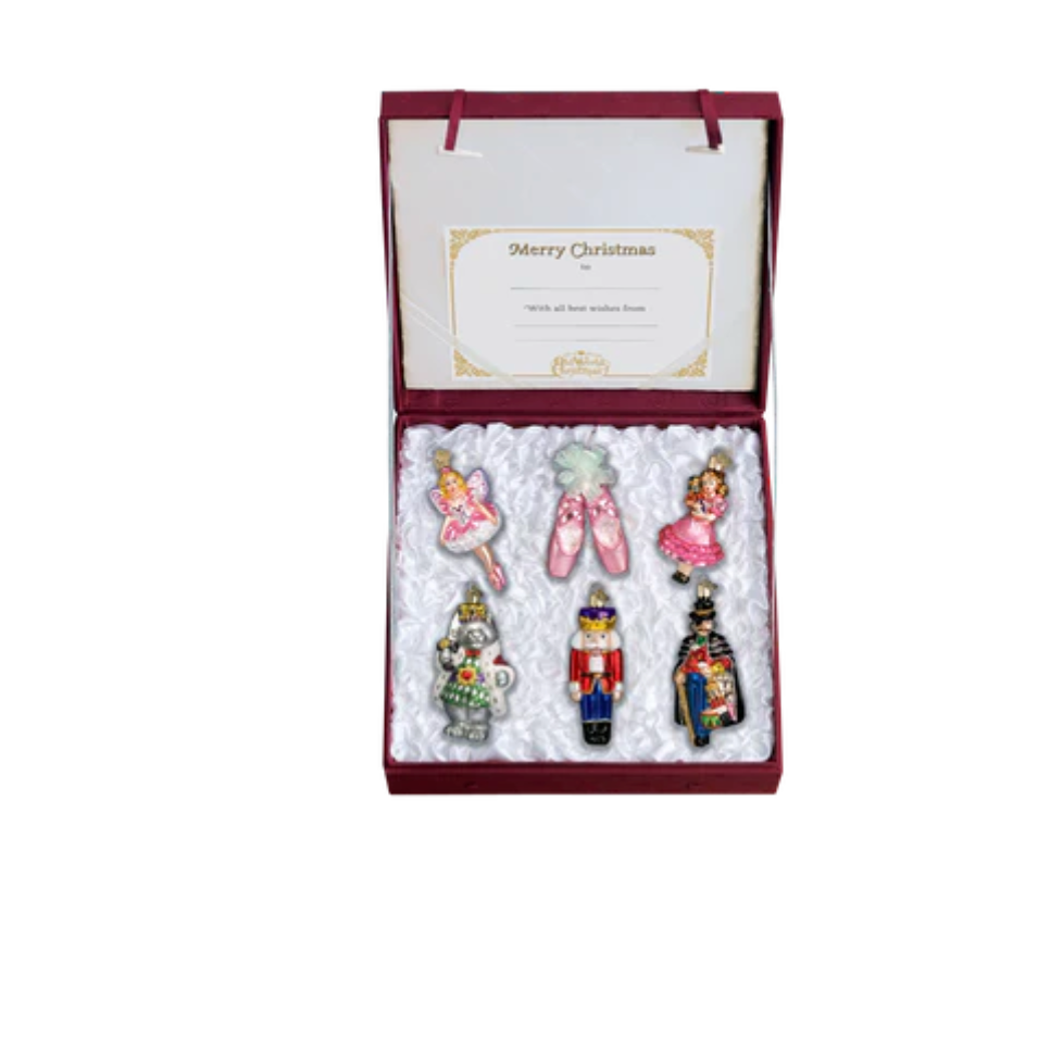 Nutcracker Suite Collection Ornament Set of 6