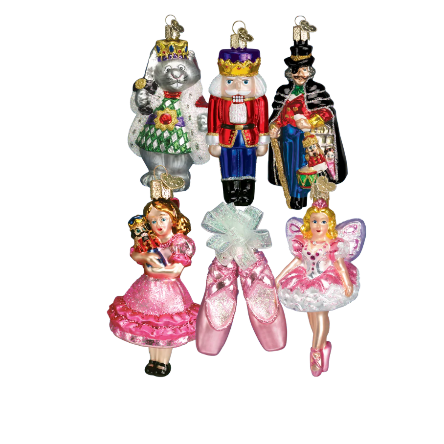 Nutcracker Suite Collection Ornament Set of 6