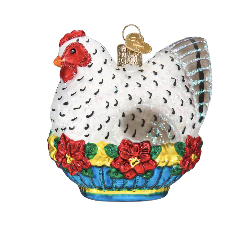 French Hen Ornament
