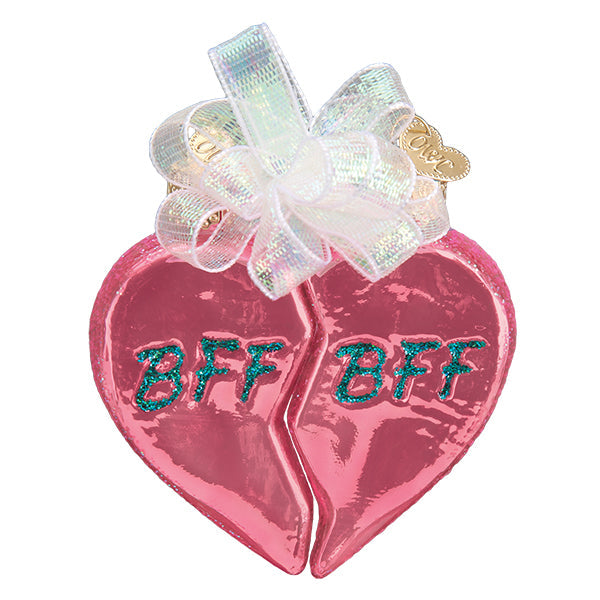 BFF Hearts Ornament Set of 2