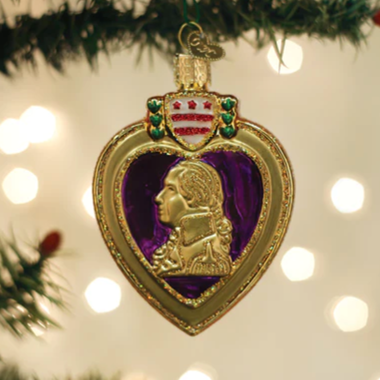 Purple Heart Ornament