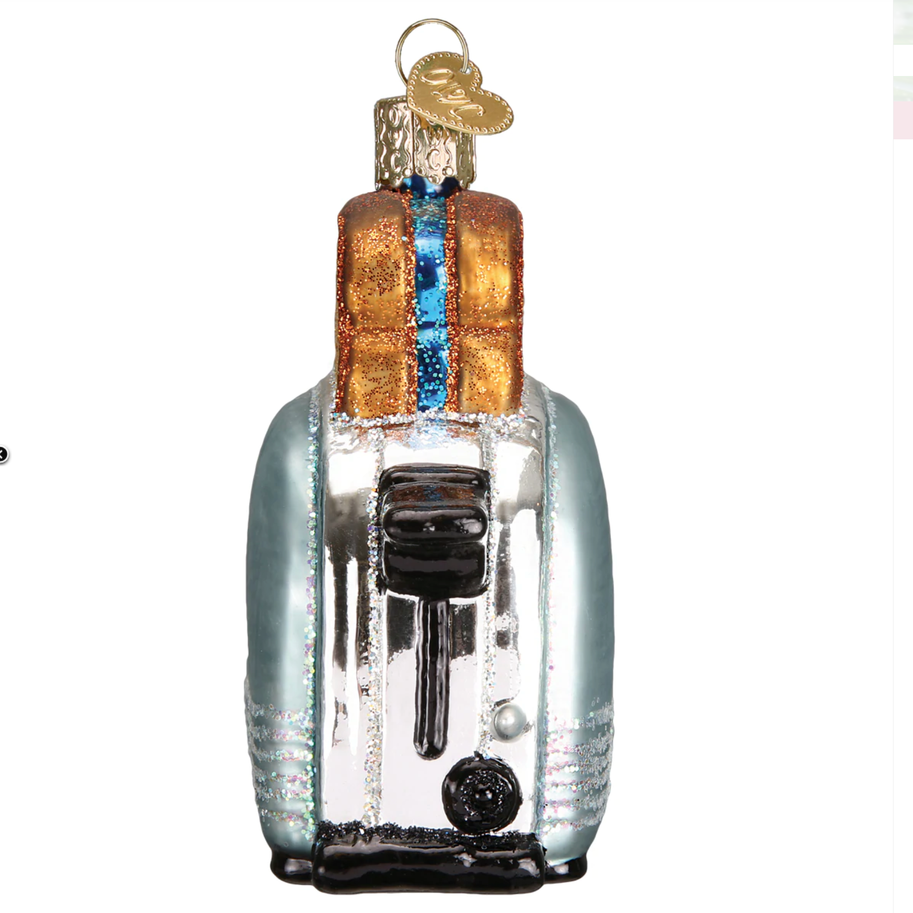 Retro Toaster Ornament