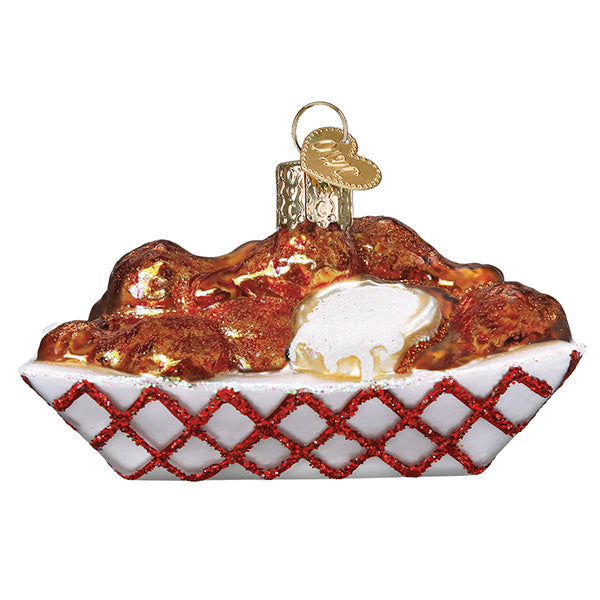 Hot Wings With Dip Ornament