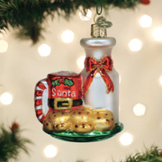Santa's Milk & Cookies Ornament