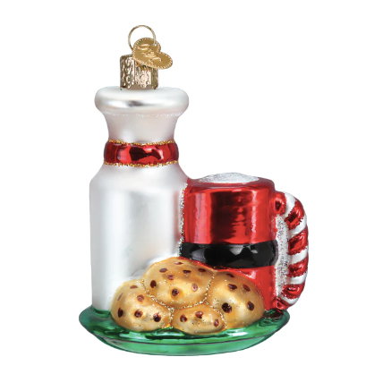 Santa's Milk & Cookies Ornament