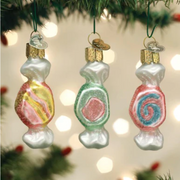 Salt Water Taffy Ornaments Set of 3