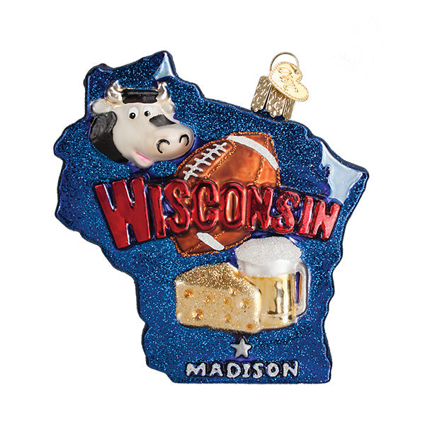 State Of Wisconsin Ornament