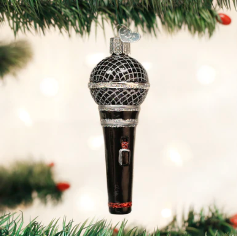 Microphone Ornament