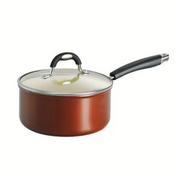 Ceramica 01 Metallic Copper Covered Sauce Pan 3 Quart