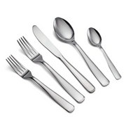 Pacific 18/10 Stainless Steel Flatware Set of 20