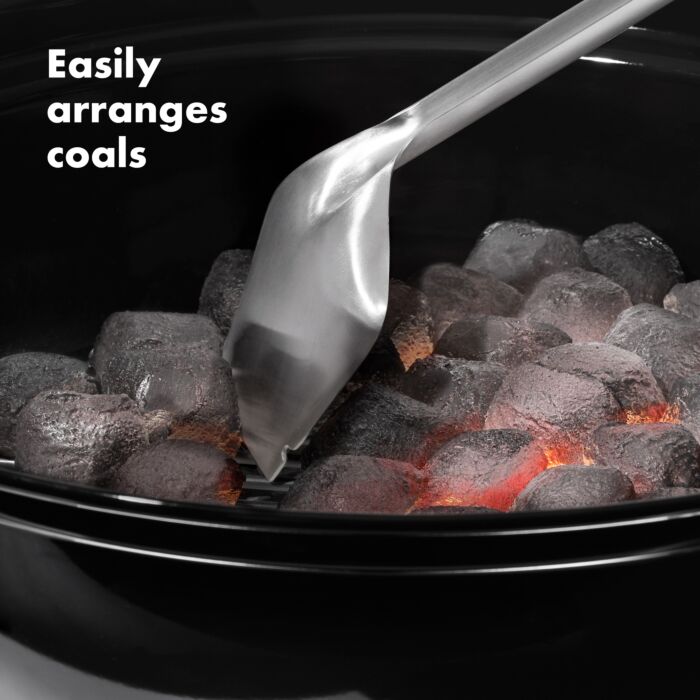 Grilling Coal Shovel & Rake with Grate Lifter