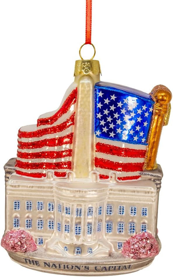 Washington DC Cityscape Ornament 4.75 Inches